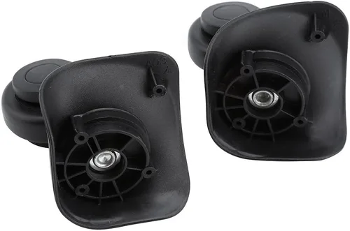 Vista 7 de 1 par de ruedas para maletero rueda de equipaje rueda de repuesto giratoria universal de repuesto para equipaje maleta ruedas de PVC para maleta
