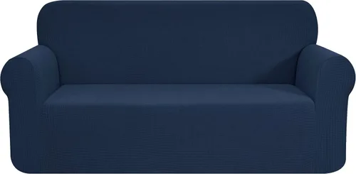 Vista 63 de CHUN YI - Funda elástica de 1 pieza para sillón grande, funda protectora suave de Jacquard con elastano, detalle de cuadros y parte inferior
