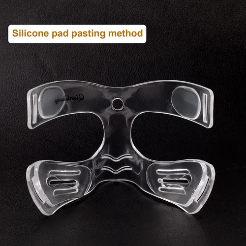 Vista 8 de QianCheng Protector de nariz para nariz rota para adulto, protector facial ajustable con relleno, QC-L5-L