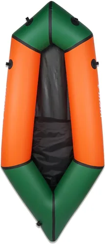 Vista 9 de Inflatable Lightweight TPU PackRaft Eco-Friendly White Water Rafting Micro Inflatable Kayak Canoe Carry Bag Included