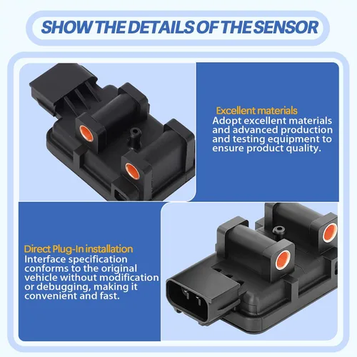 Vista 2 de Sensor de mapa de presión de aire absoluta colector 56029405 - Compatible con Dodge Dakota Durango Ram 1500 2500 3500 Pickup Fit para J-eep Cherokee