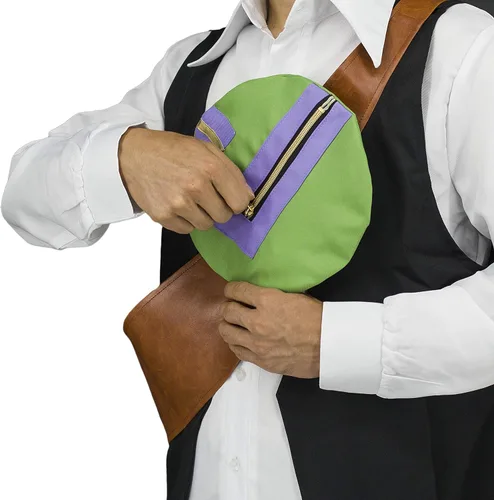 Vista 6 de Anime Cosplay Costume for Meliodas Adults Clothes Sets with Black Vest Men White Jumpsuits S-L