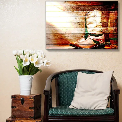 Vista 2 de Hermoso paisaje lona Wall Decor, arte moderno, Home Sets, 12" x 18