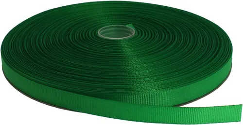 Vista 12 de Cinta de grogrén sólido de 100 yardas cada rollo, 100% poliéster (1/4", beige)