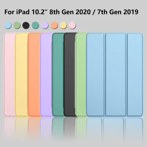 Vista 7 de iMieet - Funda para iPad de 9ª generación 2021/iPad de 8ª generación 2020 de 10.2 pulgadas con soporte para lápices, funda para iPad de 7ª