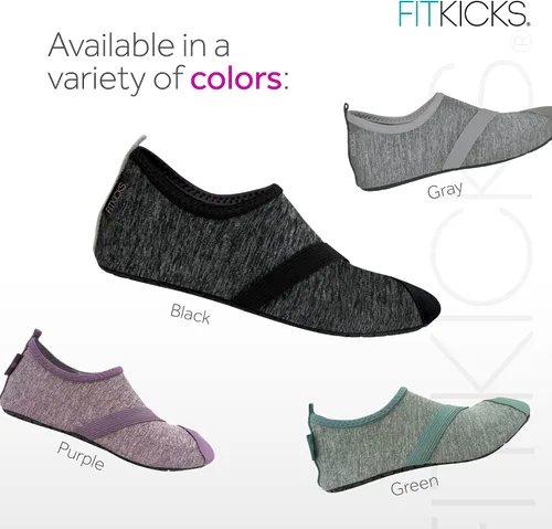 Vista 3 de FITKICKS Zapatos de agua deportivos plegables para mujer, estilo de vida activo, minimalistas, descalzos, para yoga