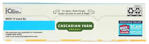 Vista 5 de Cascadian Farm Organic Honey Nut O's - Cereal de nueces y miel, 9.5 onzas