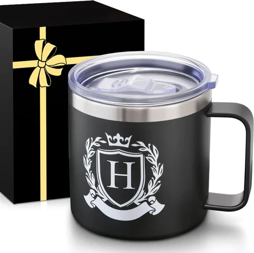Vista 22 de MNZZ Taza de Café Aislada Personalizada de 14 Oz de Acero Inoxidable a Prueba de Fugas Taza de Agua Grande Pesada Taza Cafe Accesorios de Viaje