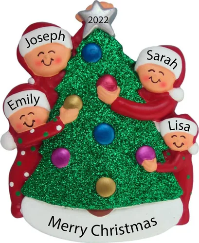 Vista 15 de Adorno de Primera Navidad 2025 Personalizado para Parejas – Regalo Personalizado de Nuestro Primer Año Juntos para Parejas – Adorno de Primera