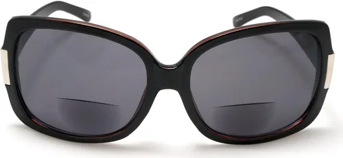 Vista 5 de SAMBA SHADES Gafas de sol bifocales de lectura para mujer, Jackie O Fashion Reader
