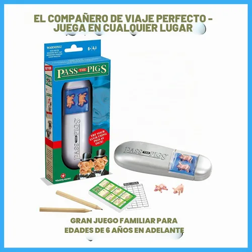 Vista 8 de Pass the Pigs Juego de dados