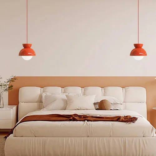 Vista 5 de Lámparas colgantes modernas para isla de cocina, pantalla de vidrio blanco leche, lámparas colgantes con cable ajustable para comedor, dormitorio