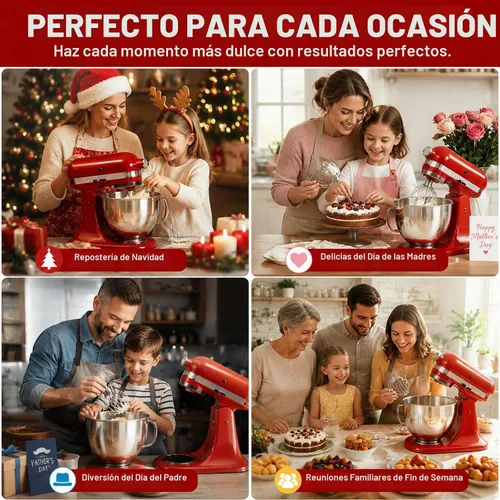 Vista 9 de Accesorio de batidor de 6 alambres compatible con batidora de pie KitchenAid de cabezal inclinable, reemplaza K45WW, acero inoxidable, batidor