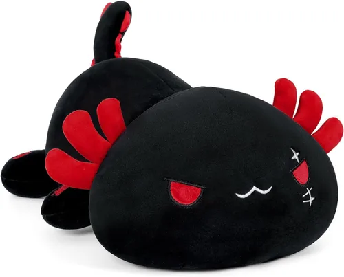 Vista 14 de Onsoyours Lindo Peluche de Axolotl, Suave Almohada de Peluche de Salamandra Animal de Peluche, Juguete de Peluche Kawaii para Niños