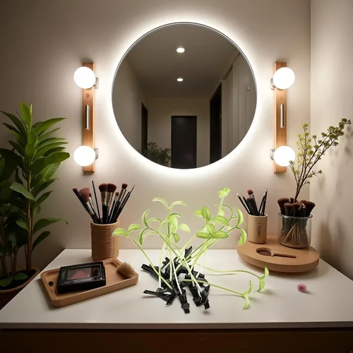 Vista 2 de 8 pinzas para el cabello de hierba divertidas, color verde, horquillas de brote de frijol, pasador de hierba, hoja verde, antena, horquillas