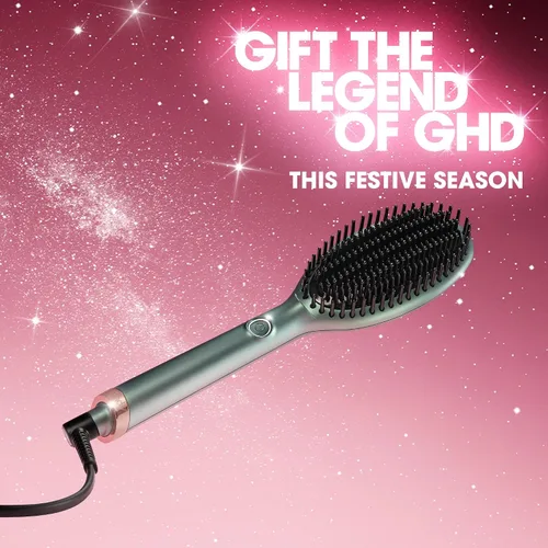 Vista 7 de ghd Set de regalo de cepillo caliente suavizante en jade seductor