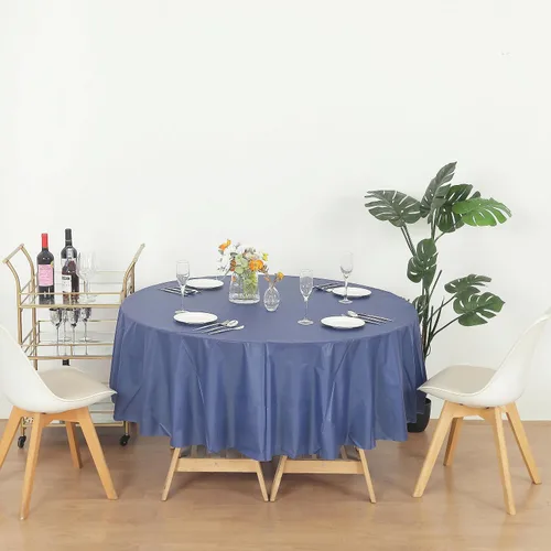 Vista 7 de Evershine - Mantel de plástico resistente (reutilizable, 12 unidades)