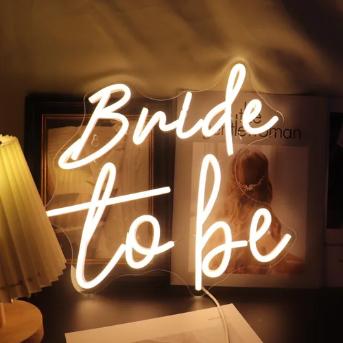 Vista 11 de QiaoFei Letrero LED de neón con texto en inglés «Cheers To Love» alimentado por USB con regulador de intensidad, luces de neón para habitación