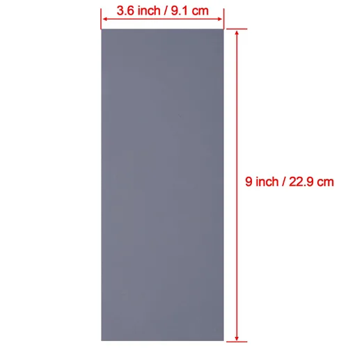 Vista 3 de AUSTOR 36 piezas de papel de lija húmedo y seco 3000 5000 7000 10000 grano surtido de papel de lija abrasivo de 9 x 3.6 pulgadas para lijado