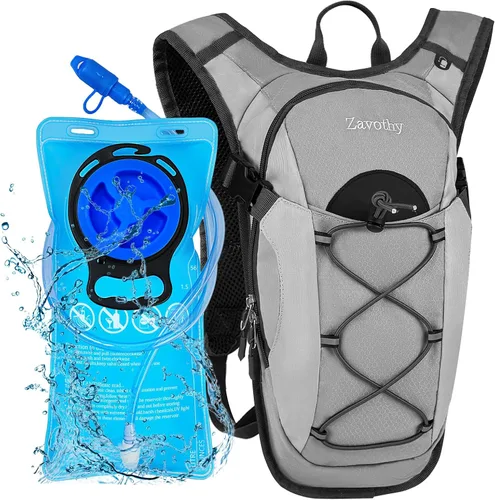Vista 10 de Zavothy Hydration Backpack with 2L Hydration Bladder Water Backpack for Hiking Hydration Pack for Running Cycling Hiking