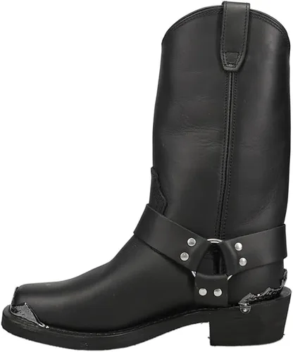 Vista 5 de Dingo Botas vaqueras de punta cuadrada para hombre, botas vaqueras tradicionales