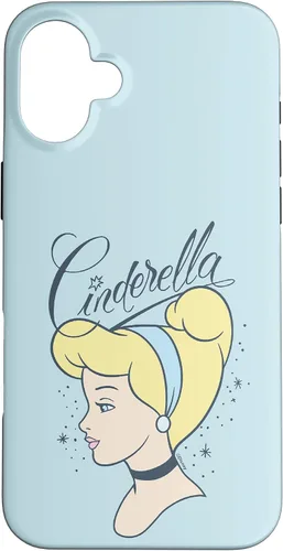 Vista 22 de Funda para iPhone 16 Disney Cenicienta con diseño de princesa estrellada
