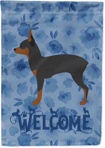 Vista 14 de Caroline's Treasures CK6175GF Affenpinscher - Bandera de bienvenida