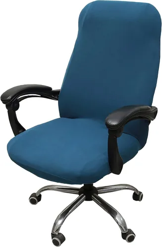 Vista 14 de WOMACO Fundas para Silla de Oficina Estampadas, Funda Elástica para Silla de Computadora Funda Universal para Silla de Jefe Estilo Simplismo Moderno