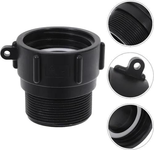 Vista 6 de IBC Tank Adapter S60x6mm to 2 Inch Male Npt ABS Black