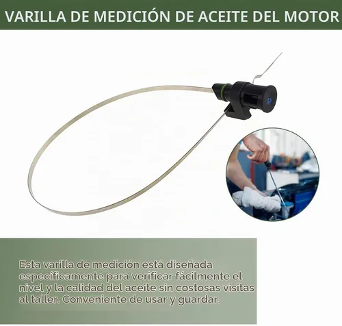 Vista 4 de 1 PC Varilla de Medida de Aceite de Transmisión de Automóvil, Indicador de Nivel de Aceite del Motor, Pieza de Reemplazo 31086-JA00A, Herramienta