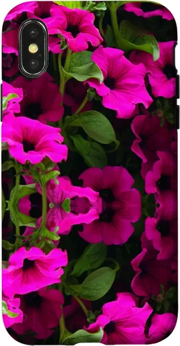 Vista 5 de iPhone 16 Purple Petunia Floral Cool Garden Plant Flower Gardener Gift Case