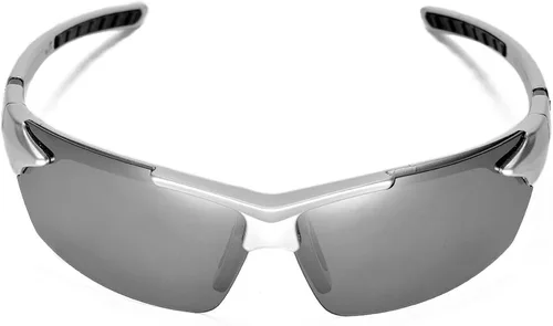 Vista 3 de Walleva - Lentes de repuesto polarizadas de titanio negro para gafas de sol TIFOSI Jet