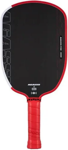 Vista 9 de Juego de JOOLA Agassi/GRAF Champion con palas de pickleball, bolas y bolsa con asa - Raqueta de pickleball arenizada - Forma Agassi con zona de Set