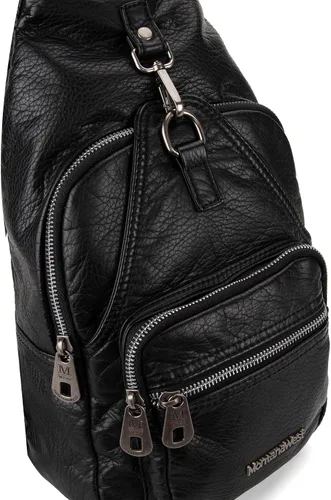 Vista 6 de Montana West Bolso bandolera convertible para mujer, suave, lavado, casual, de viaje, pequeño bolso cruzado