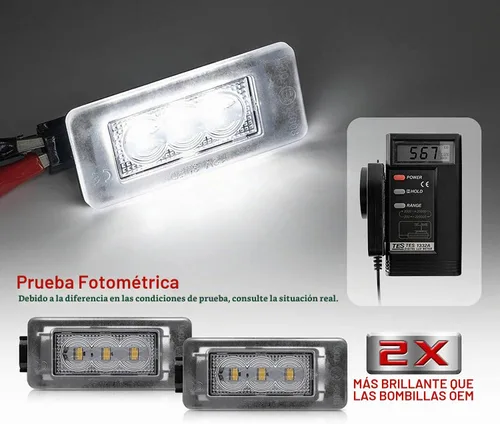 Vista 3 de Luces LED para matrícula compatibles con Ni-ssan Altima Versa Sentra Rogue 2019-2021, reemplazo de lámparas LED OEM Canbus sin errores, 6000 K