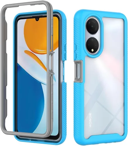 Vista 9 de Funda protectora para Honor X7, protección de doble capa para Honor X7, parachoques delantero de PC + cubierta trasera antideslizante combinación