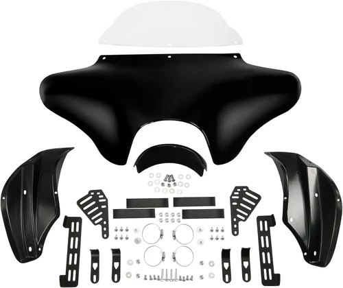Vista 2 de XFMT Carenado exterior delantero de motocicleta para Harley Touring Road King Softail Dyna Honda Valkyrie Shadow Sukuzi Boulevard Yamaha V-Star