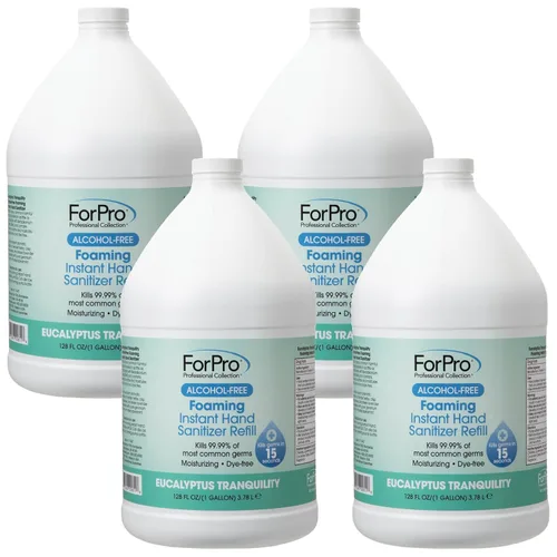 Vista 7 de ForPro - Desinfectante instantáneo de manos espumoso sin alcohol, hidratante y sin colorantes, aroma a menta y pepino, 1.7 onzas líquidas