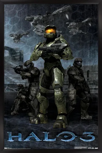 Vista 7 de Trends International Halo 3 - Póster de pared Master Chief, 14.725 x 22.375 pulgadas, versión premium sin marco