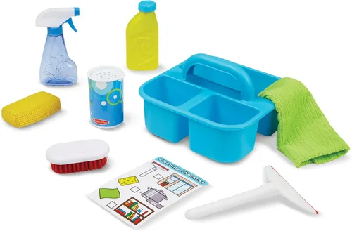 Vista 4 de Spray, rociador y limpia cristales Melissa & Doug, conjunto de juegos para fingir jugar a la limpieza
