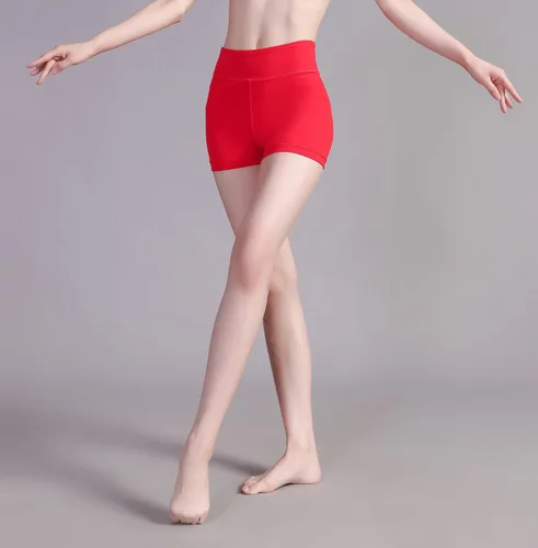 Vista 3 de Swdarz Pantalones cortos de gimnasia para niñas, para voleibol, animación, ballet, elastano