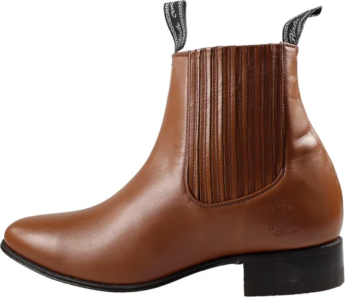 Vista 2 de El Canelo - Botines de cuero de ciervo para hombre