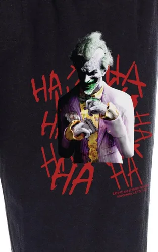 Vista 3 de DC Comics The Joker HA! HA! HA! HA! Arkham Knight - Pantalones de pijama para adultos