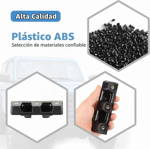 Vista 3 de RT-TCZ Soporte de riel para tablero Bronco, accesorio de soporte multifunción listo para Ford Bronco 2021 (no para deporte)