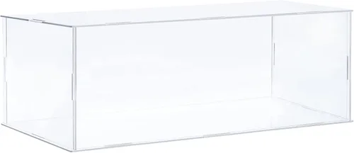 Vista 13 de MECCANIXITY Caja plástica de acrílico de la vitrina clara monta el escaparate a prueba de polvo 6.3x4.3x6.1 pulgadas para artículos coleccionables