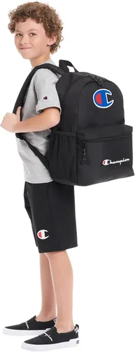 Vista 5 de Champion Mochila para niños y jóvenes, Negro tradicional