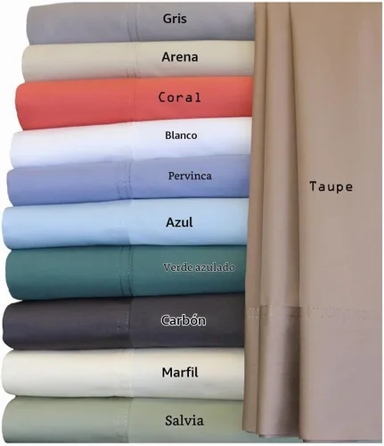 Vista 3 de Royal Hotel Full Viscose from Bamboo Cotton Blend Sheets Set, Blue Azul