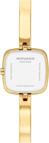 Vista 4 de Movado Women's Museum Bangle Watch – Swiss Quartz – 21 mm Case – Classic Stainless Steel Bracelet – Gift for Her