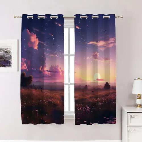 Vista 252 de Cortinas opacas de poliéster multicapa para cafetería, con diseño de diamantes, 2 unidades, 26 x 24 pulgadas