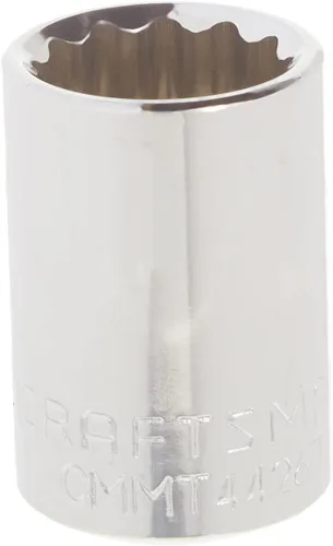 Vista 15 de CRAFTSMAN Llave poco profunda, métrica, accionamiento de 1/2 pulgada, 10mm, 12 puntas (CMMT44232)